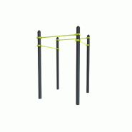 Station de Street Workout DAMAPRO DPI 01 - Acier galvanisé thermolaqué - Barreaux 32mm - Visserie anti-vol Station de Street Workout DAMAPRO DPI 01 - Acier galvanisé thermolaqué - Barreaux 32mm - Visserie anti-vol