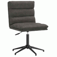 VidaXL Chaise de salle à manger Noir Similicuir Modèle Mirage Design - 4101305