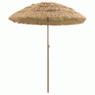 VidaXL Parasol de jardin Naturel 160 x 160 x 196 cm Modèle Terrasse Iota Prime - 42006673