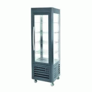 Vitrine réfrigérée 4 faces vitrées 360L froid positif