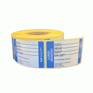 XHACCP Etiquettes DLC Lundi - 300pcs - bleu papier 3NAFR17697