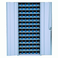 Armoire 2 portes avec bacs 1L Bacs rouges de 1 litre Armoire 2 portes avec bacs 1L Bacs rouges de 1 litre