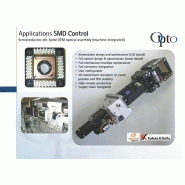 Camera d'inspection- banc de controle optique en microelectronique