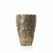 Bazar Bizar Vase en grès cérame 25x25x36.5 cm gris pierre - CNWE005GS-L Bazar Bizar Vase en grès cérame 25x25x36.5 cm gris pierre - CNWE005GS-L