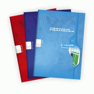 Calligraphe Lot de 20 Cahier Travaux Pratiques Ligne 7000 A4, 48p./24 feuilles 70 g/m² / 90 g/m² piquées, Séyès / uni - 3210330075976