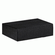 Coffret 3 bouteilles carton noir 34x28x9cm - par 30