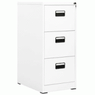 Décoshop26 - Caissons à tiroirs meuble de bureau armoire à dossiers 3 tiroirs 46 x 62 x 102,5 cm acier blanc DEC024520 - blanc 3000254749448 Décoshop26 - Caissons à tiroirs meuble de bureau armoire à dossiers 3 tiroirs 46 x 62 x 102,5 cm acier blanc DEC024520 - blanc 3000254749448