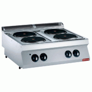 Diamond - Cuisinière électrique, 4 plaques rondes -TOP- - réf. E17/4P8T-N - gris AKS-E17/4P8T-N