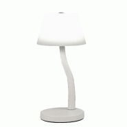 Fabas Luce Lampe De Table Led Ibla 9W 750Lm 3000K, Variateur Tactile, Structure En Métal Et Verre Soufflé, Couleur Blanche - Ibla - blanc 8019282540