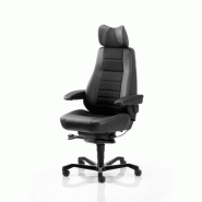 Fauteuil 24/24H - Appui-tête réglable - Accoudoirs escamotables - Homologué BS 5459 et EN 1335 Fauteuil 24/24H - Appui-tête réglable - Accoudoirs escamotables - Homologué BS 5459 et EN 1335