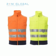 Gilet de sécurité haute visibilité homme - Softshell imperméable polyester - Class 2 - 1 poche - Traffic Payper_0
