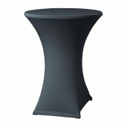Housse de table extensible Samba anthracite D2 | Qdm - DK586