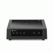 ITALCONCEPT Plaque de cuisson induction 3500 D XL, HENDI, Noir, 220-240V/3500W, 355x400x(H)100mm - 239957