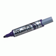 Pentel Maxiflo Green Label Marqueur pour Tableau Blanc à Pointe conique large Violet - violet plastique MWL5M-V
