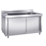Plonge batterie 160x70cm sur meuble Plonge batterie 160x70cm sur meuble