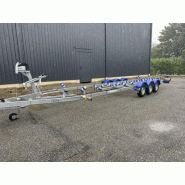 Porte bateau multi-rouleaux GALAXY - GT16 / G2703 - PTAC 3500Kg - 3 essieux - Référence SW225Pn12 - Sun Way