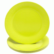 ProNappe Pro Nappe - Réf. 79213i - 20 Assiettes - diamètre 23 cm - carton - vert kiwi - 3281510792136