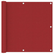 VidaXL Écran de balcon Rouge 90x300 cm Tissu Oxford Modèle Protecta - rouge 135036
