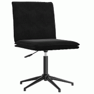 VidaXL Chaise à manger Noir Velours Modèle Dermoniax - 8721158634290