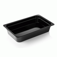 Bac GN 1/1 mélamine H 100 mm 13 ltr noir GN 65 BLACK - Was Germany - 4044925155328