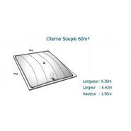 Citerne souple eau potable wp1100 - neatfx - volume 60 m3