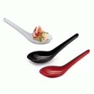 Cuillère chinoise mélamine rouge 13,3x4,2x5,7cm - par 100