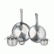 Ensemble de 2 Poêles de cuisson 28 et 32 cm et 2 faitouts 12 et 16 cm Elo Profi Brillant - gris 3176239988208 Ensemble de 2 Poêles de cuisson 28 et 32 cm et 2 faitouts 12 et 16 cm Elo Profi Brillant - gris 3176239988208