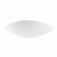 Fabas Luce Plafonnier Pandora En Métal Et Verre Soufflé Avec Détecteur De Mouvement Intégré, Douille E27 2X40W, Couleur Blanche, Code Article 322