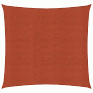 Helloshop26 - Voile d'ombrage 160 g/m² terre cuite 2,5 x 3 m PEHD 02_0009337 - 3000504182728