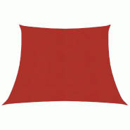 Helloshop26 - Voile toile d'ombrage parasol 160 g/m² 3/4 x 2 m PEHD rouge 02_0009264 - rouge 3000500547767