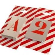 Lettres capitales pochoirs métalliques_0