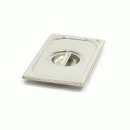 Maxima Couvercle gastronorm - 1/4 GN - acier inoxydable – 26.5 × 16.2 × 2.5 cm - AKS-09367753