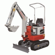 Mini pelle takeuchi 1150kg (type tb210r)