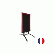 Panneau trottoir avec cadre bois sur piétement design - dimensions 128 cm x 65 cm - Référence : LSTF33A Panneau trottoir avec cadre bois sur piétement design - dimensions 128 cm x 65 cm - Référence : LSTF33A