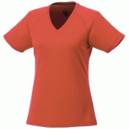 T-shirt Cool Fit manches courtes - col V femme Amery 39026330 - polyester respirant 145 g/m² T-shirt Cool Fit manches courtes - col V femme Amery 39026330 - polyester respirant 145 g/m²