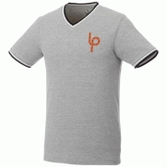 T-shirt maille piquée manches courtes homme Elbert - col V - 100% coton - 180 g/m² T-shirt maille piquée manches courtes homme Elbert - col V - 100% coton - 180 g/m²