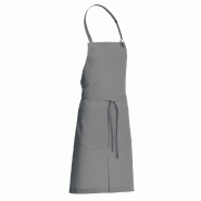 Tablier de service  bavette Dan gris