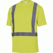 Tee-shirt polyester/coton haute visibilité - feeder