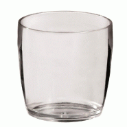 Verrine mini verre tonnelet PS transparent 70ml par 200