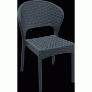 Lot de 10 chaises - Monobloc empilable en polypropylène - Daytona