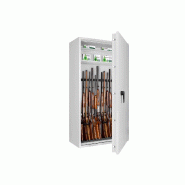 Armoire à armes FORMAT CAPRIOLO IV Classe 0 - Armoire à fusils (EN 1143-1) - Serrure biométrique empreinte digitale / Graphite RAL 7024