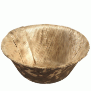 Bol feuille de Bambou couleur naturelle 50ml Ø7,5cm - par 1000