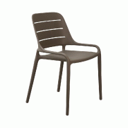 Chaise polypropyléne arles taupe, 82x52x53 cm, France mobilier chr - gris plastique polypropylène 3760326528004