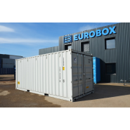 Container maritime 20 pieds - Double portes - Eurobox