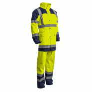 COVERGUARD Ensemble de pluie de travail haute visibilité HYDRA Jaune Fluo M - 40/42 - M jaune multi-matériau 5450564023383