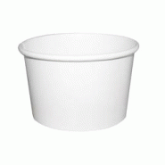 ECOLOMIQUE - 25 Pcs - Pot carton blanc chaud et froid - 230 ml, Ø90 mm, Hauteur: 60 mm - ECO210SOUPCO9 - blanc en carton ECO210SOUPCO9 ECOLOMIQUE - 25 Pcs - Pot carton blanc chaud et froid - 230 ml, Ø90 mm, Hauteur: 60 mm - ECO210SOUPCO9 - blanc en carton ECO210SOUPCO9
