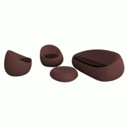 Ensemble salon de jardin STONE - marron