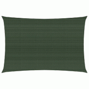 Helloshop26 - Voile toile d'ombrage parasol160 g/m² PEHD 3,5 x 4,5 m vert foncé 02_0009416 - vert 3000508647766