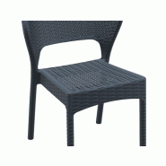 Lot de 10 chaises - Monobloc empilable en polypropylène - Daytona Lot de 10 chaises - Monobloc empilable en polypropylène - Daytona