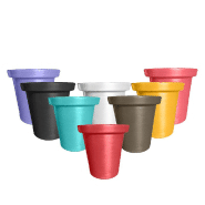 LOT DE 8 POTS DE FLEURS ROND XXL DELIGHT 420L